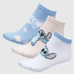 DISNEY - Medias Mujer Corto Pack de 3