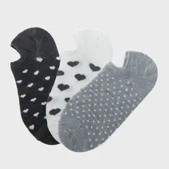 SYBILLA - Medias Mujer Invisible Pack de 3