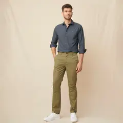 LA MARTINA - Pantalón Chino Hombre Slim de Algodón