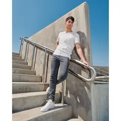 BEARCLIFF - Jean 5 Bolsillos Hombre Skinny de Algodón Largo 32
