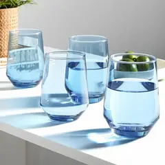 MICA - Set de vasos cortos Vidrio 4 Piezas 250 ml