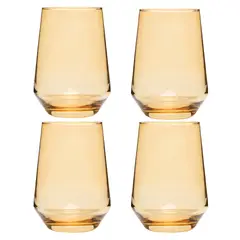MICA - Set de vasos cortos Vidrio 4 Piezas 250 ml