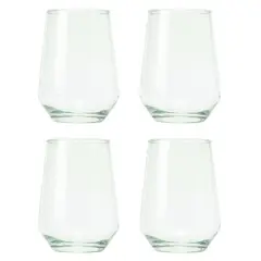 MICA - Set de vasos cortos Vidrio 4 Piezas 250 ml