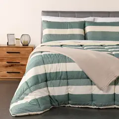 BENETTON - Edredón Benetton: Estampado Bari Sherpa