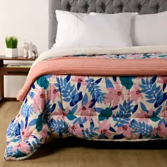 MICA - Edredón Ovejero Flora Sencillo y Doble