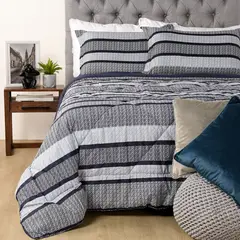 AMBIENTA - Edredón Poliéster Capi,Sencillo, Doble y Queen