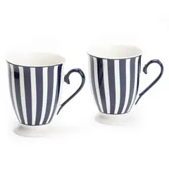 ROBERTA ALLEN - Mugs de Porcelana Set x2 340 ml Market Bloom 9.8 x 9 cm