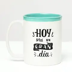 MICA - Mug de Porcelana Taza Frases 320 ml 9 x 11 cm