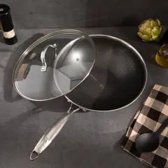 WURDEN - Sartén Antiadherente Acero inoxidable 30 cm