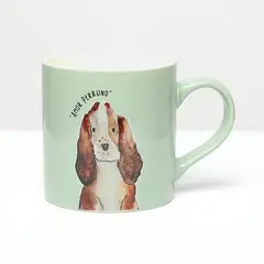 MICA - Taza de Cerámica Perros 320 ml 9.5 x 10 cm