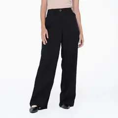 SOUTHLAND - Pantalón Wide leg Mujer Tiro medio