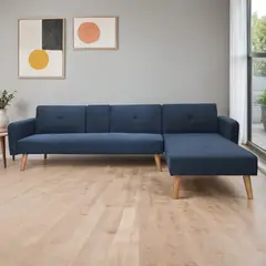 MICA - Sofá Cama En L Convertible Con Portavasos Domingo 275.5 x 77 x 75 cm - 0% Interés a 3, 6 o 12 Cuotas Pagando con tu CMR Banco Falabella