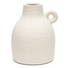 BASEMENT HOME - Jarrón Decorativo de Cerámica 17 x 14 cm