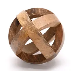BASEMENT - Adorno Madera 13 x 14 cm Home