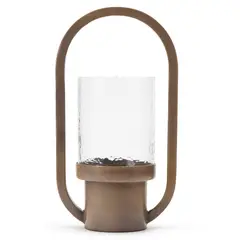BASEMENT HOME - Farol Vidrio 29 cm x 16 cm
