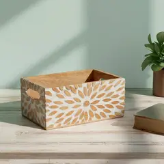 ROBERTA ALLEN - Caja organizadora Madera 7 x 22 cm