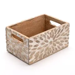 ROBERTA ALLEN - Caja organizadora Madera 7 x 22 cm