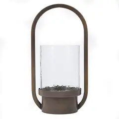 BASEMENT HOME - Farol Vidrio 34 cm x 18,5 cm