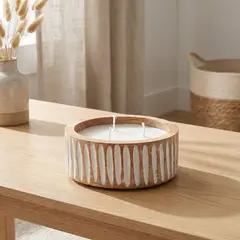 BASEMENT - Vela sin aroma Madera 5 x 12 cm Home