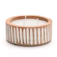 BASEMENT - Vela sin aroma Madera 5 x 12 cm Home