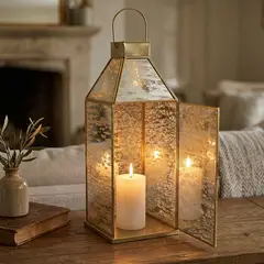CASA CANTABRIA - Farol Vidrio 40 cm x 15 cm