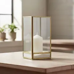 ROBERTA ALLEN - Farol Vidrio 21 cm x 10 cm