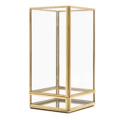ROBERTA ALLEN - Farol Vidrio 21 cm x 10 cm
