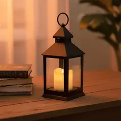 MICA - Farol de vidrio Polipropileno 24 x 10 cm