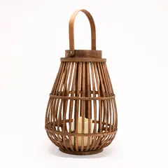 MICA - Farol de Bamboo 36x26 cm