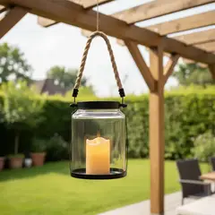 MICA - Farol de Vidrio 18,3x13,5 cm