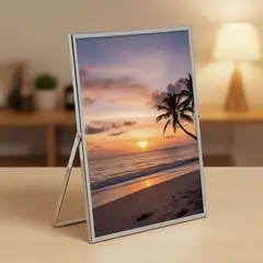 BASEMENT HOME - Marco De Fotos Metal Gris 20x25cm