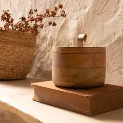 BASEMENT - Adorno Madera No aplica 32,5 cm Home