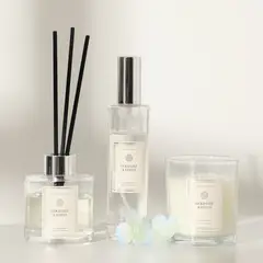 BASEMENT HOME - Set de Vela + Ambientador 80ml + Difusor spray 80 ml Gold Lily- lottus