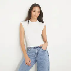 SYBILLA - Blusa Mujer Manga corta de Algodón