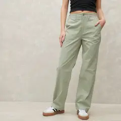 SYBILLA - Pantalón Cargo Mujer Tiro medio