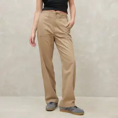 SYBILLA - Pantalón Cargo Mujer Tiro medio