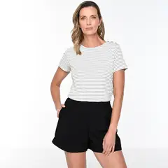 APOLOGY - Camiseta Mujer de Rayas Manga corta