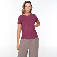 APOLOGY - Camiseta Mujer de Rayas Manga corta