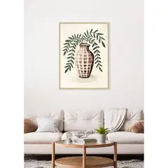 MICA - Cuadro Decorativo Botánico Planta 30x40 cm