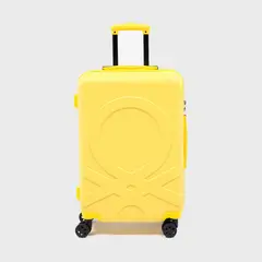 BENETTON - Maleta de viaje 10 KG - Maleta de Cabina rígida Ruedas 360° candado TSA