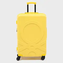 BENETTON - Maleta de viaje 21 kg - Maleta de Bodega rígida Benetton. Ruedas 360° candado TSA