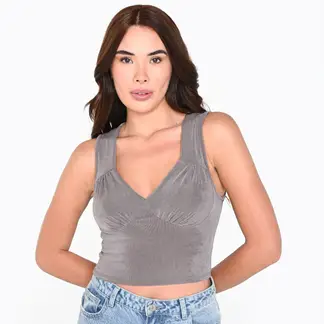 MOSSIMO - Top esqueleto Mujer Sin mangas