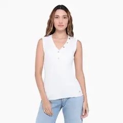 MOSSIMO - Blusa Mujer Tejido Sin mangas
