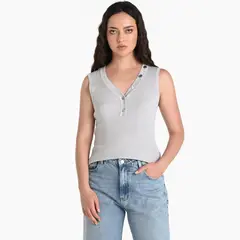 MOSSIMO - Blusa Mujer Tejido Sin mangas