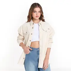 DOO AUSTRALIA - Sobrecamisa Mujer de Algodón