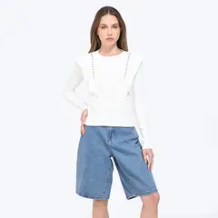 DENIMLAB - Blusa Mujer Manga larga de Algodón