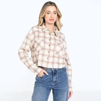 DOO AUSTRALIA - Camisa leñadoras Mujer Manga larga de Algodón