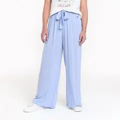 NEWPORT - Pantalón Palazzo Mujer Tiro alto