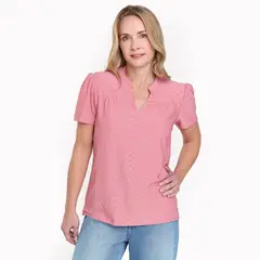 NEWPORT - Blusa Mujer Manga corta globo