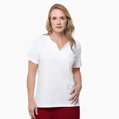 SOUTHLAND - Blusa Mujer Manga corta de Algodón